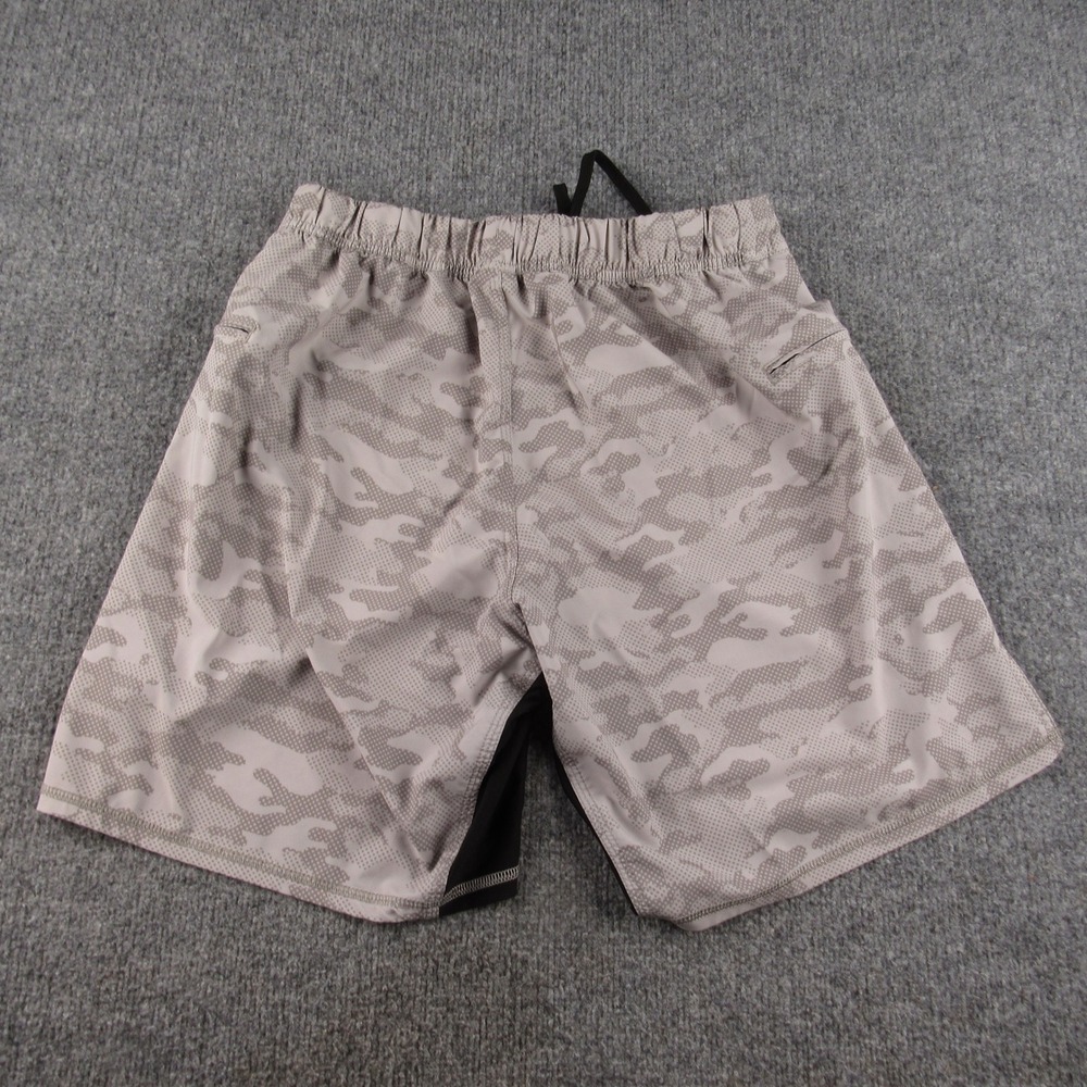Born Primitive Shorts Mens 34x8 Grey Camo American Defender Training Performance - Picture 2 of 15